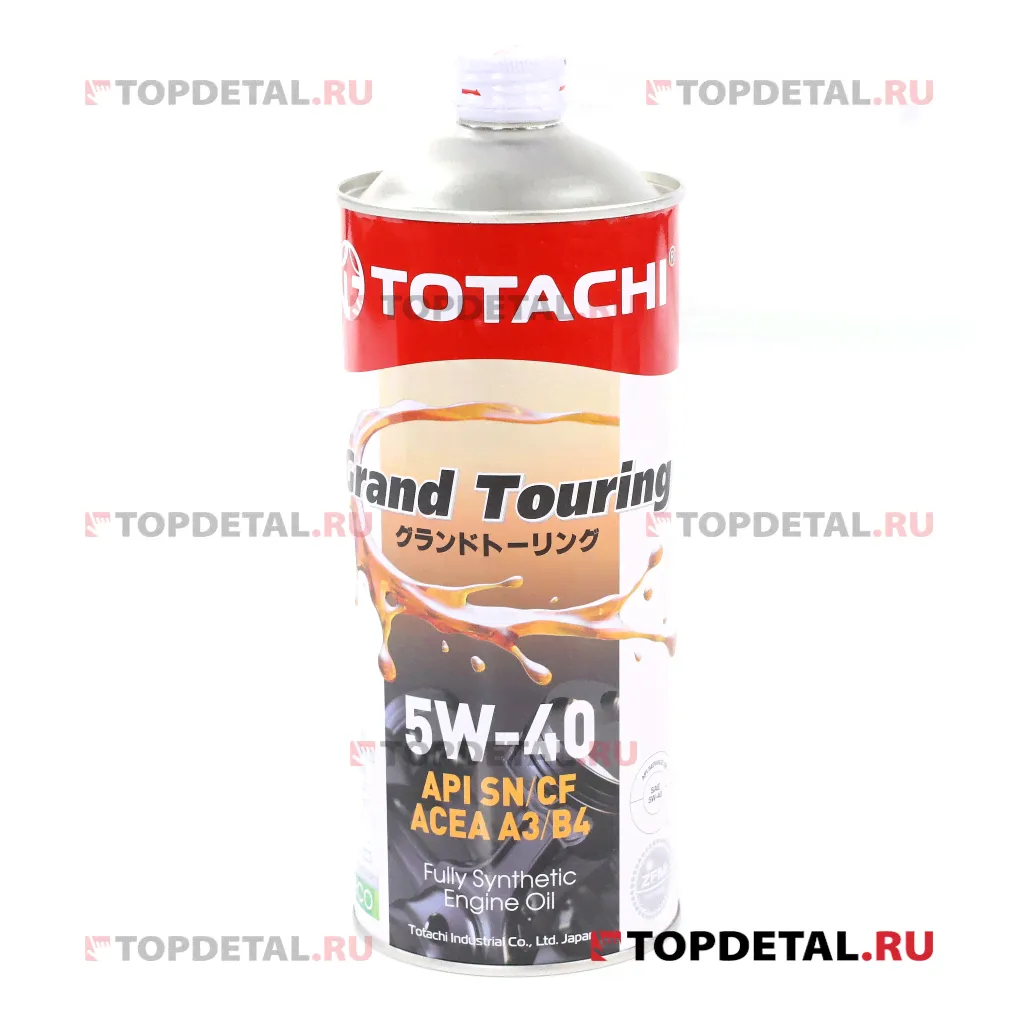 Масло TOTACHI моторное 5W40 Grand Touring Fully SN 1л (синтетика)