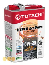 Моторное масло TOTACHI HYPER Ecodrive 0W-20 синтетическое SP 4 л.