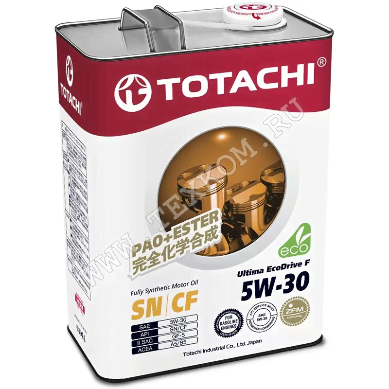 Масло моторное TOTACHI Ultima EcoDrive F 5W30 синт 4л