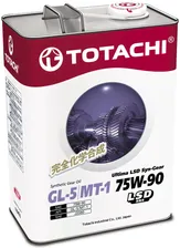 Масло трансмиссионное TOTACHI Ultima LSD Syn Gear 75w90 GL-5 4л синтетическое
