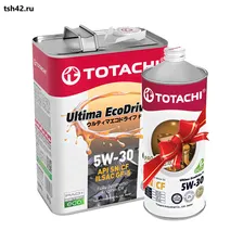 12205 TOTACHI Масло моторное TOTACHI Ultima EcoDrive F 5W30 SN/CF 4+1л АКЦИЯ синт.