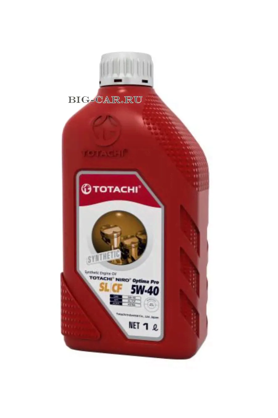 1C601 TOTACHI Масло моторное синтетическое NIRO Optima PRO Synthetic 5W-40-0
