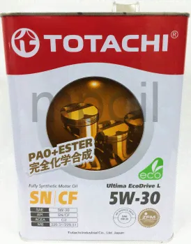 Масло TOTACHI Ultima EcoDrive L 5W30 SN/CF 4л-0