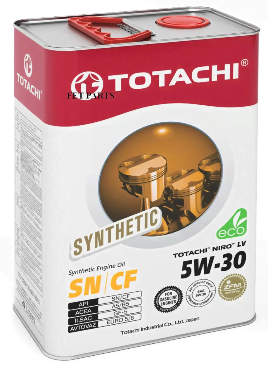 19904 TOTACHI Масло TOTACHI NIRO LV Synthetic 5W30 SN 4л