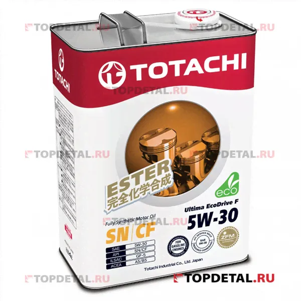 Масло TOTACHI моторное 5W30 Ultima EcoDrive F SN/CF 4л (синтетика)-0
