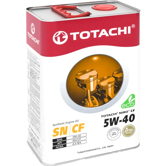 TOTACHI Масло NIRO LV Syntetic SN\CF 5w40 4л / 4589904523540-0