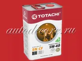 TOTACHI Масло NIRO LV 5w40 синт. SN/CF 4л. Россия