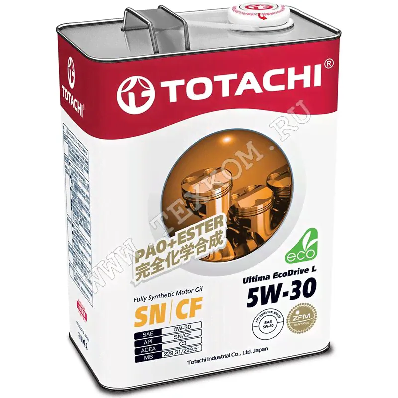 Масло моторное TOTACHI Ultima EcoDrive L 5W30 синт 4л