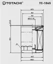 Фильтр масляный TOTACHI TC-1065