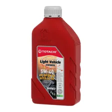 Масло моторное TOTACHI NIRO LV Synthetic 5W40 SP/SN/CF, A3/B4 синт. 1л