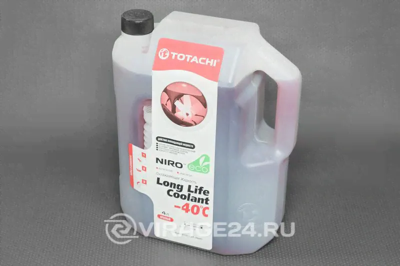 Антифриз NIRO LLC -40 красный 4л., Totachi 41804-0